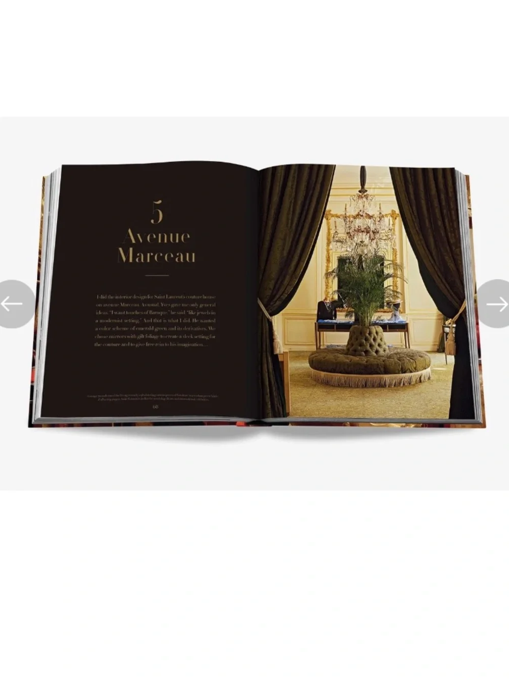 Brand New Assouline Yves Saint Laurent at Home book